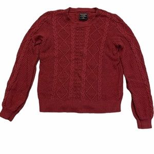 ABERCROMBIE & FITCH Round Neck Long Sleeve Sweater
